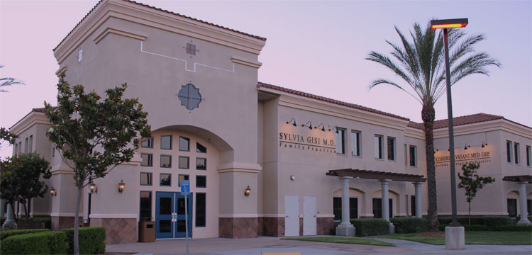 The medical building on Rancho Pueblo Road, Temecula, where the practice is located